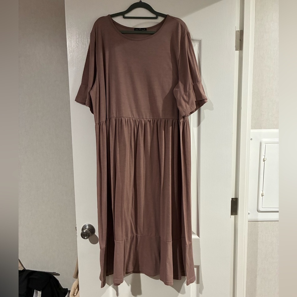 Elegant Mauve Maxi Dress